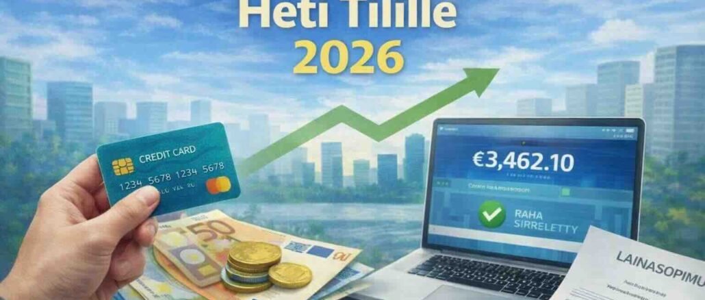 Joustoluotto heti tilille