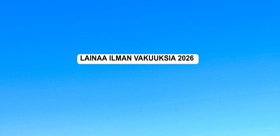 lainaa ilman vakuuksia lainaa ilman vakuuksia
